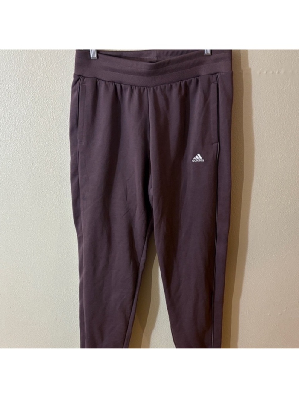 adidas Women's Burgundy Slim Track Pants